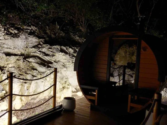 Cabane sauna dans le Gers